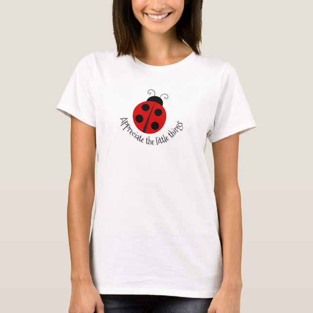 Ladybug Design Tee Shirt (Front)