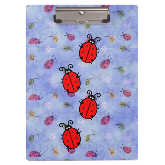 Ladybug dot beetle Office Custom Destiny Destiny'S Clipboard (Front)