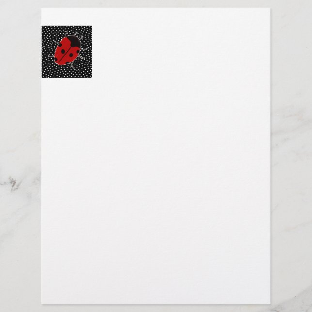 Ladybug Dot Stationary (Front)