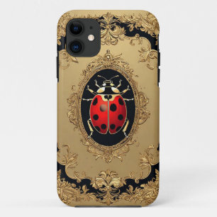 Ladybug Elegant Artistic Painting iPhone 11 Case