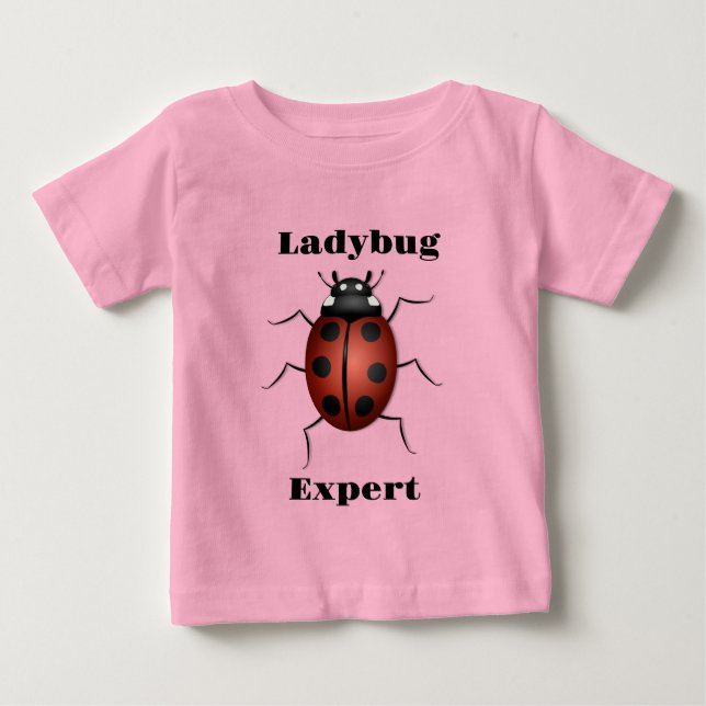 Ladybug Expert Baby T-Shirt (Front)