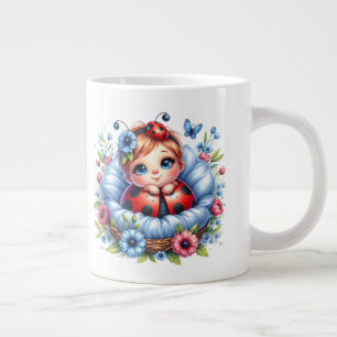 Ladybug - Extra-large coffee mug