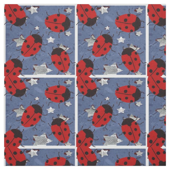 Ladybug Fabric (Swatch)