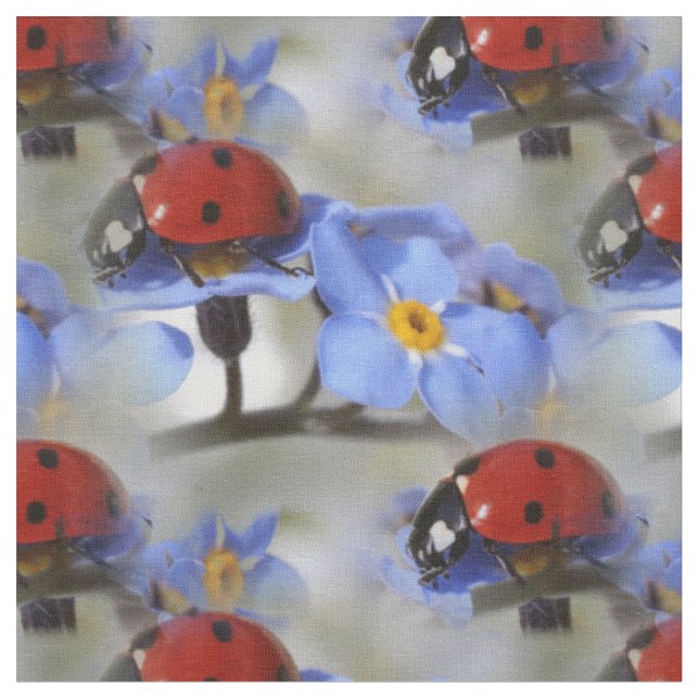 ladybug fabric (Close Up)