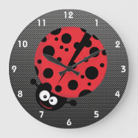 Ladybug; Faux Carbon Fibre