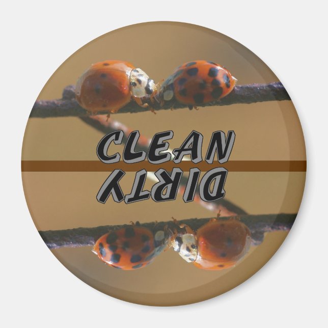 Ladybug Friends Animal Dishwasher Magnet (Front)