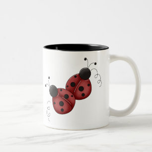 Ladybug Friends Two-Tone Coffee Mug