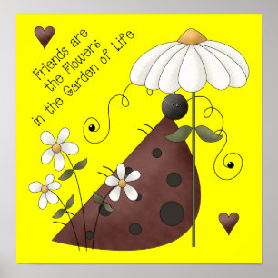ladybug Friendship Poster