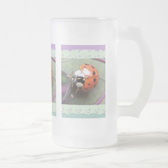 Ladybug Frosted Mug (Right)