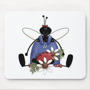 Ladybug Garden Mouse Mat