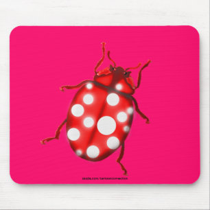 LadyBug Gifts for Buglovers & Gardeners Mouse Mat