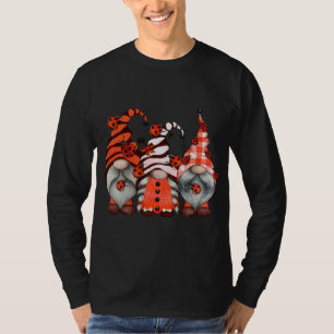 Ladybug Gnomes Tomte Scandinavian Three Garden Gno T-Shirt