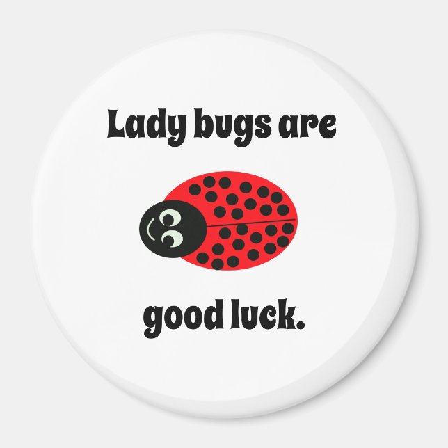 Ladybug, good luck magnet (Front)