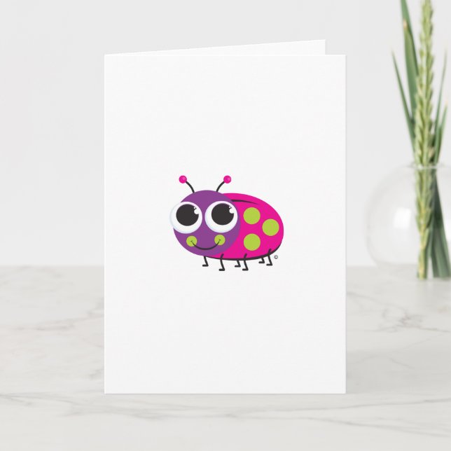 Ladybug Greeting Card (Front)