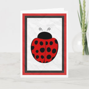 Ladybug Greeting Card