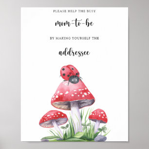 Ladybug - Help the Busy Mum-to-Be Poster
