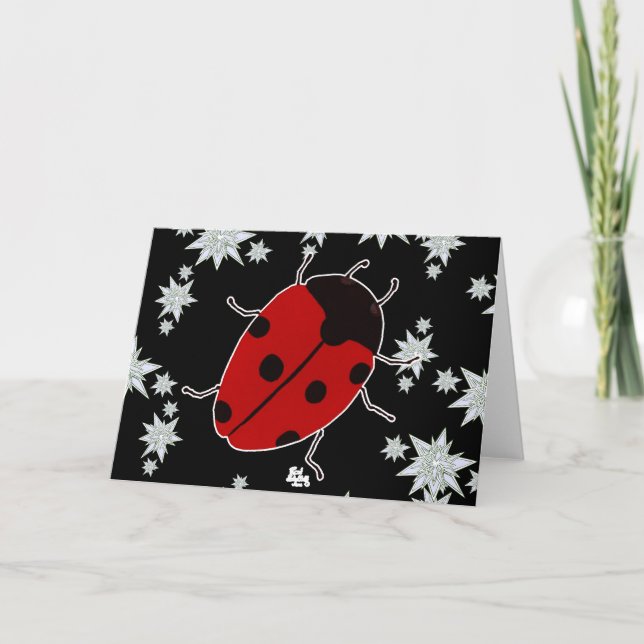 LADYBUG HOLIDAY CARD (Front)