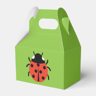 Ladybug Illustration Favour Box