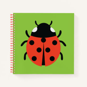 Ladybug Illustration Notebook