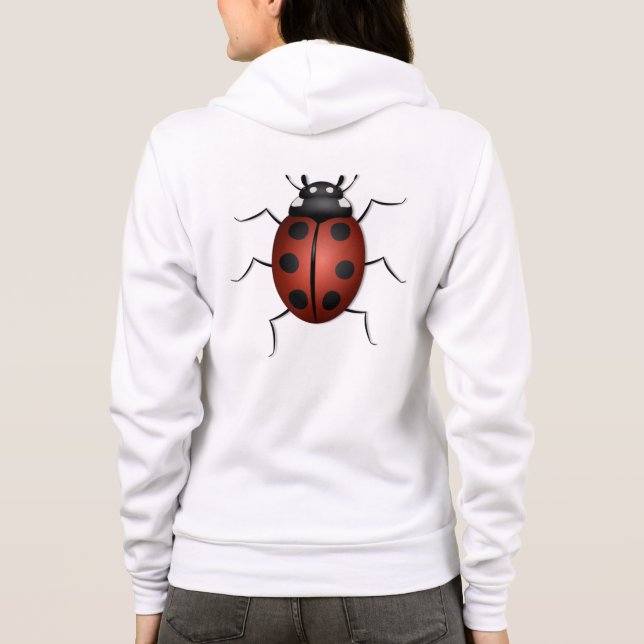 Ladybug Insect Design-24560 Hoodie (Back)