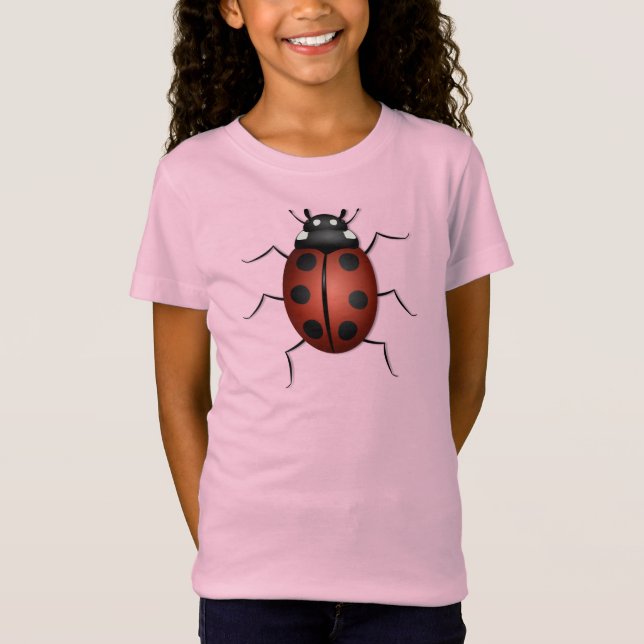 Ladybug insect Design T-Shirt (Front)