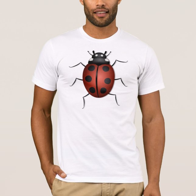 Ladybug insect Design T-Shirt (Front)