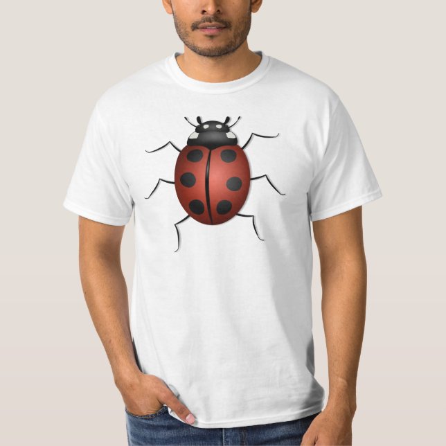 Ladybug insect Design T-Shirt (Front)
