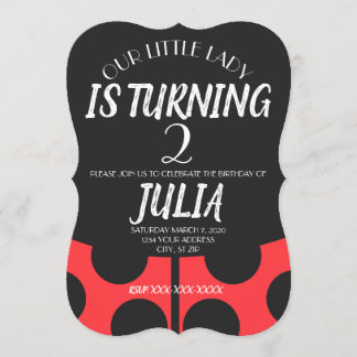 Ladybug Invitations