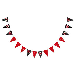 Ladybug It's A Girl Baby Shower Flag Banner