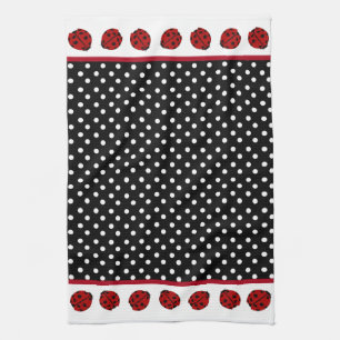Ladybug Kitchen Towel
