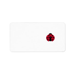 Ladybug Label