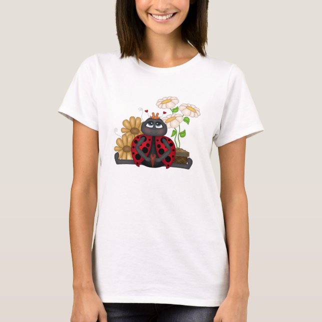 Ladybug ladies t-shirt (Front)
