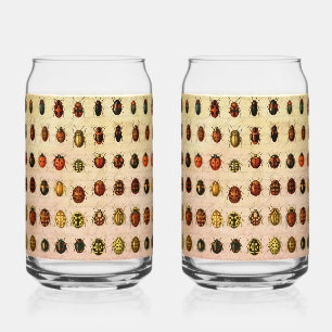 Ladybug Ladybird Beetle Insect Bug Can Glass