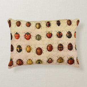 Ladybug Ladybird Beetle Insect Bug Decorative Cushion