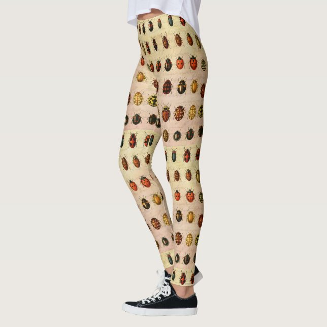 Ladybug Ladybird Beetle Insect Bug Leggings (Left)