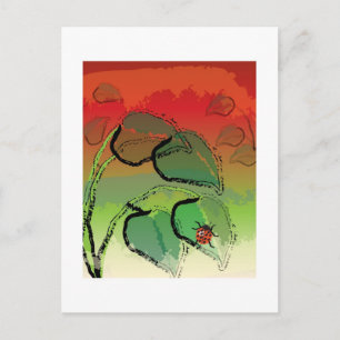 Ladybug Landing Postcard