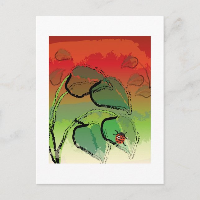 Ladybug Landing Postcard (Front)