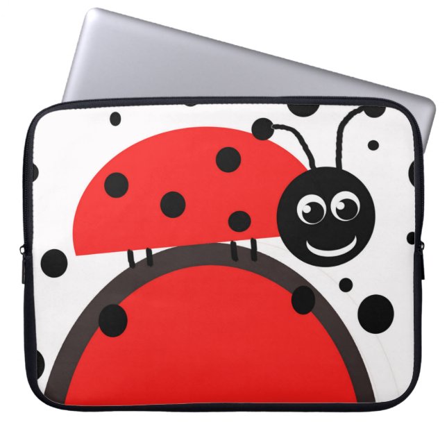 Ladybug Laptop Sleeve (Front)