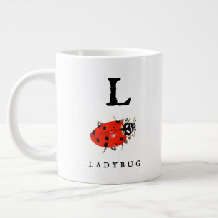 Ladybug large coffee mug
