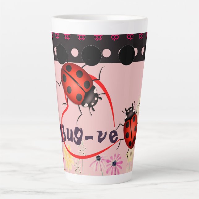 Ladybug Latte Love Mug (Front)