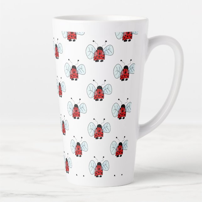 Ladybug  latte mug (Right)