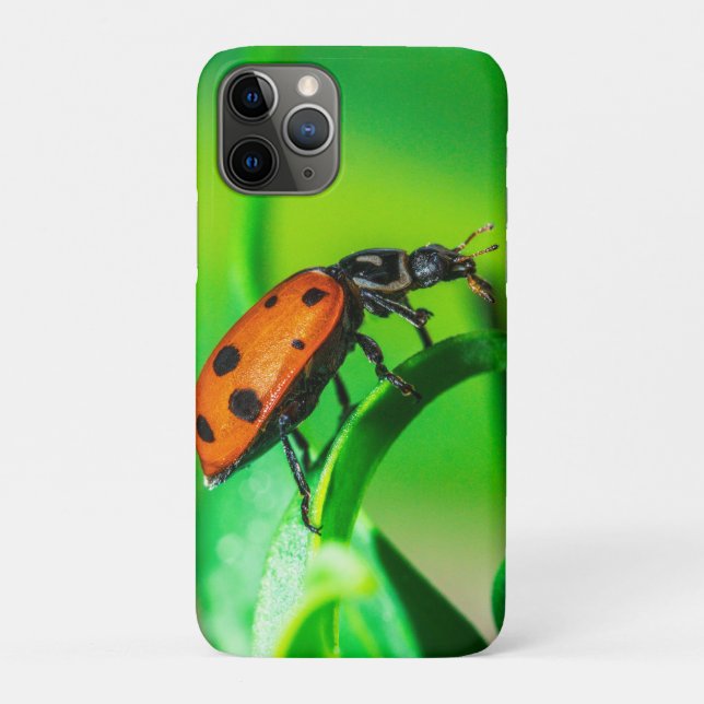 Ladybug Leaf Case-Mate iPhone Case (Back)