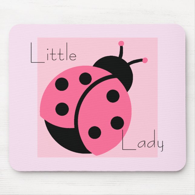 Ladybug "Little Lady" Mousepad (Front)