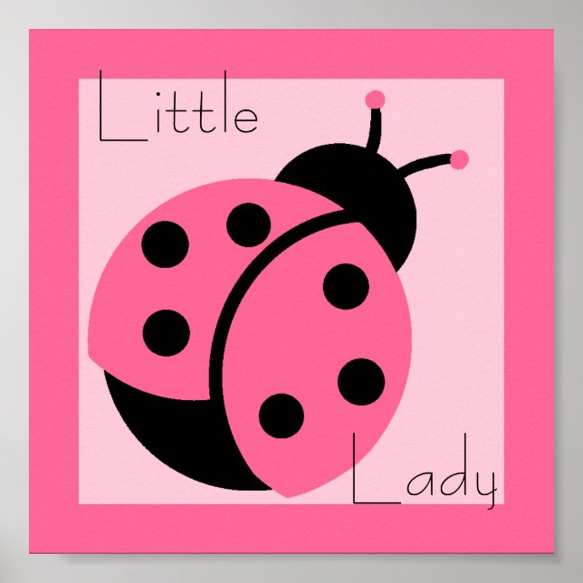 Ladybug "Little Lady" Print (Front)