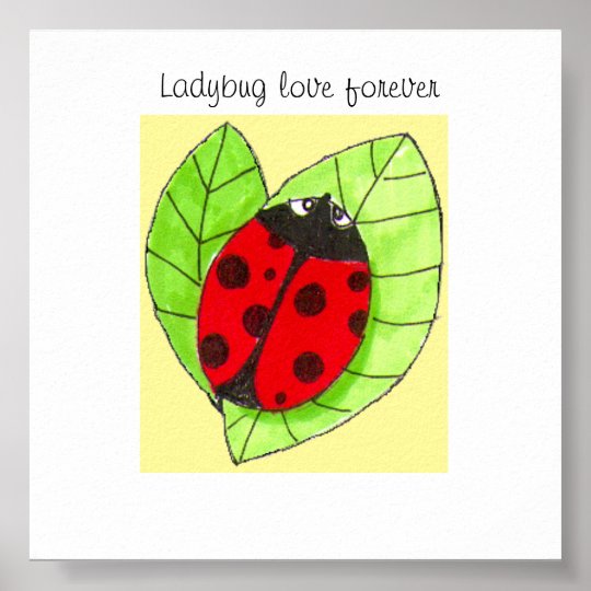 Ladybug Love Forever Poster