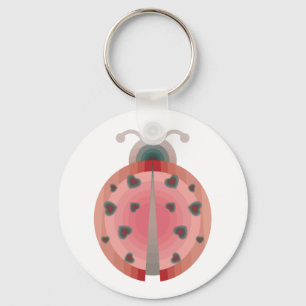 ladybug love key ring