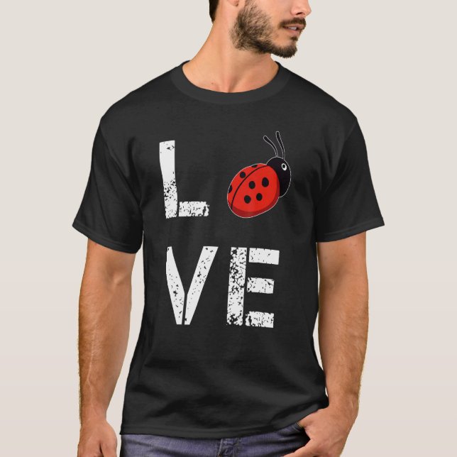 Ladybug Love Ladybird Sweet Ladybug T-Shirt (Front)