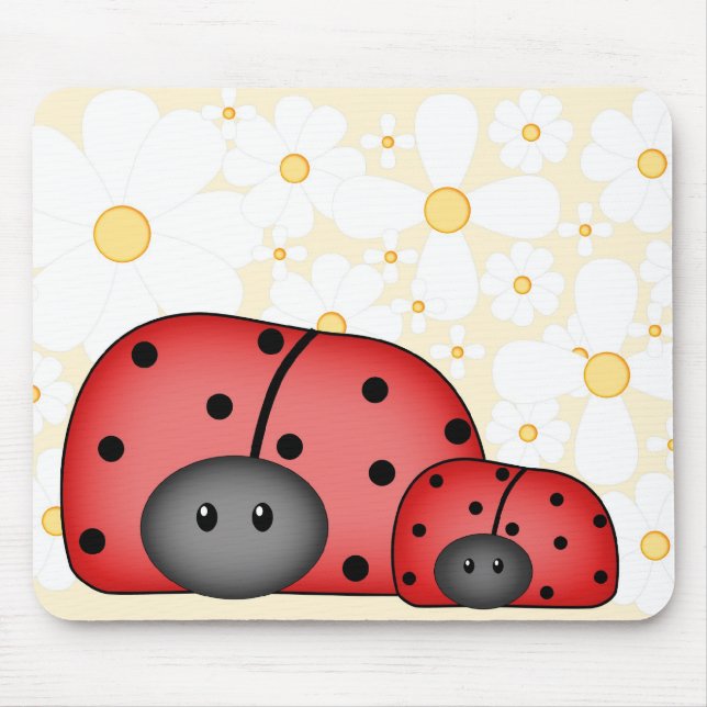 Ladybug Love Mousepad (Front)