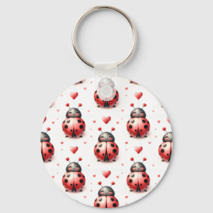 Ladybug Love (personalised) Key Ring