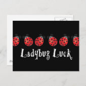 Ladybug Luck Postcard (Front/Back)